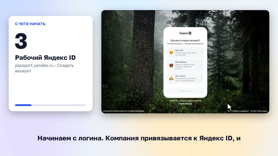 Кадр из урока по Яндекс Бизнесу
